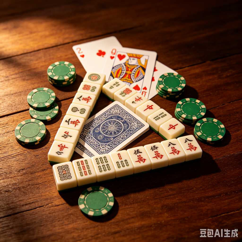 decorative mahjong tiles set